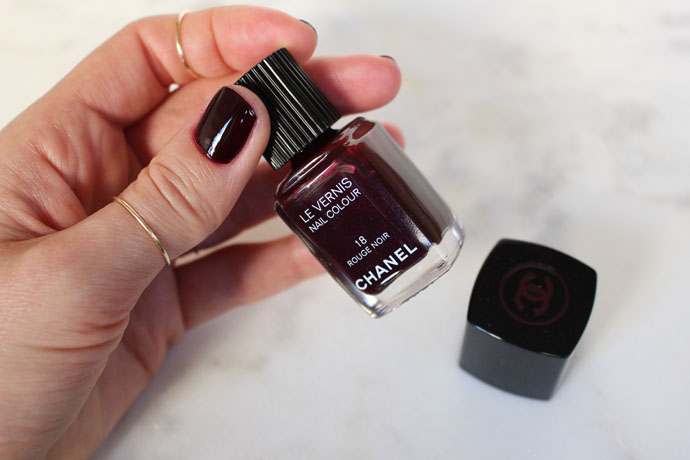 Chanel Nail Polish Review  Brun Fumé, Rouge Noir, Ballerina 