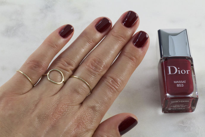 Manicure Made with Dior Vernis Massaï 853