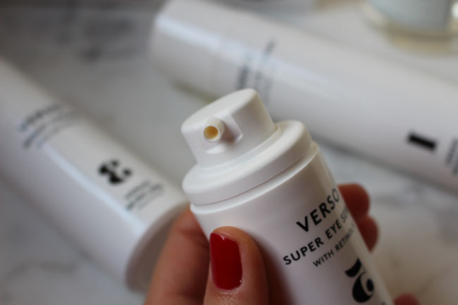 Pompe étanche de Super Eye Serum de Verso