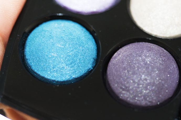 Chanel Les 4 Ombres Eyeshadow Palette - Teal Blue and Eggplant Shades