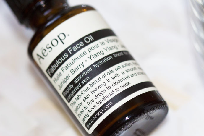 Aēsop Fabulous Face Oil - Dark Glass Bottle