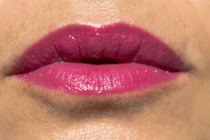 Lancôme I Sonia Rykiel Parisian Lips Le Crayon in A02 Parisian Spirit (swatch - the matte formula)