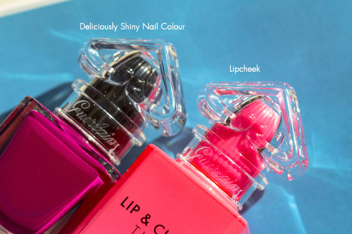 Guerlain | La Petite Robe Noire Deliciously Shiny Nail Colour & Lipcheek (detail)