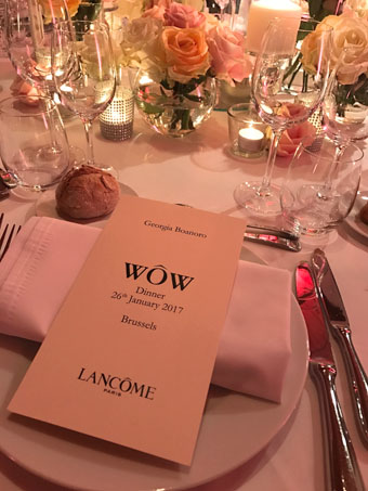 Lancôme Event (dinner table)