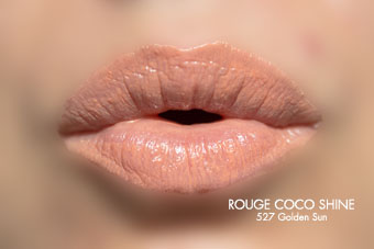 Chanel | Collection Cruise 2017 Rouge Coco Shine in 527 Golden Sun (swatch)
