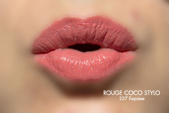 Chanel | Collection Cruise 2017 Rouge Coco Stylo in 227 Esquisse (swatch)