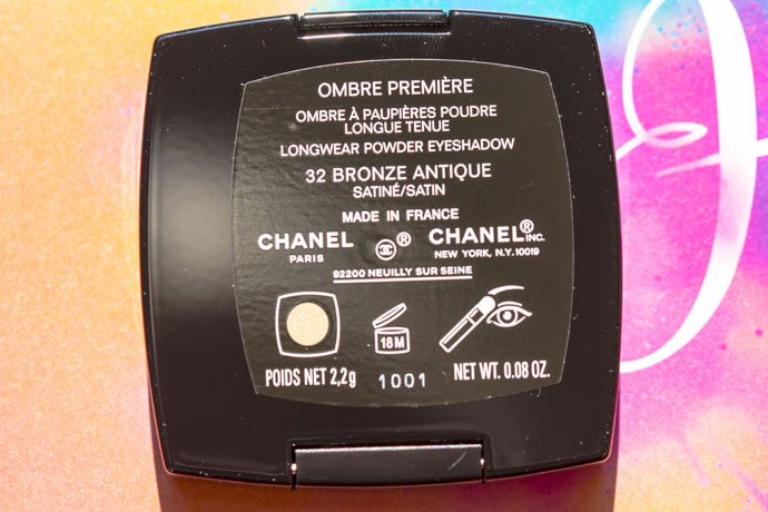 Chanel | Ombre Première Longwear Powder Eyeshadow in 32 Bronze Antique Satin