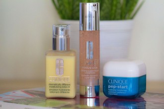 Clinique | Moisture Surge Hydrating Concentrate, Pep-Start Hydroblur Moisturizer & Dramatically Different Moisturizing Lotion +