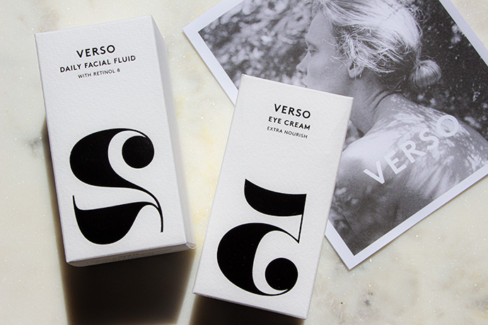 Verso Skincare | Eye Cream & Day Cream  (packaging)