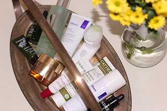 Les produits de ma routine de soin du teint après les vacances d'été